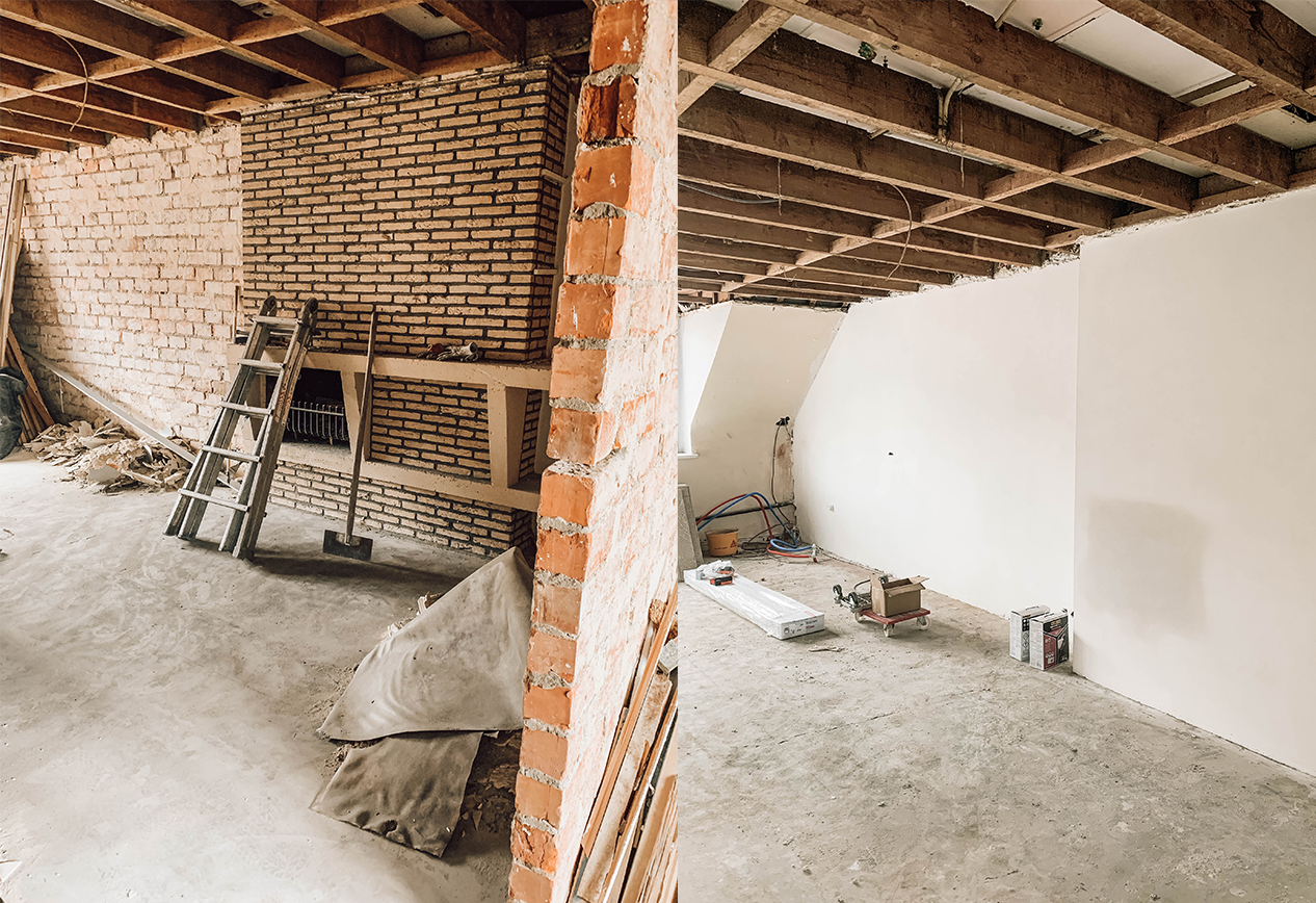 voor-na-wood-works-totaalrenovatie-interieur-afbraak-pleisterwerken-vloeren-renovatie